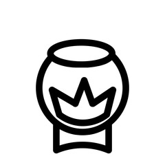 Bowl Fish Furniture Interior Icon