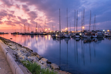 Muelle de  Gandía al amanecer © Antonio