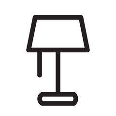 bulb furniture household interior lamp light room icon