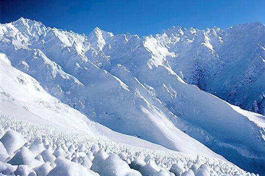 Kuari pass, A famous winter snow trek in Himalayas in Uttarakhand State of India