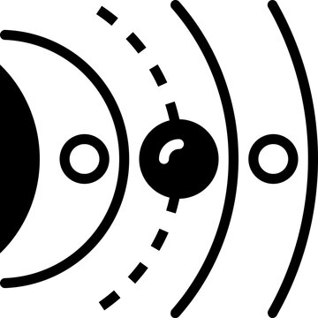 Habitable Zone Solid Line Icon