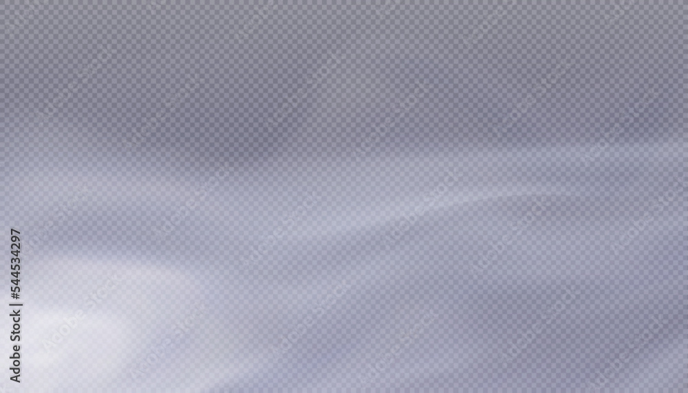 Poster Translucent smoke isolated on a transparent background. Steam effect special effect. Vector texture of steam, fog, cloud, smoke.