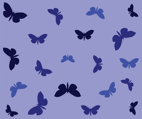 Naklejka premium butterflies pattern