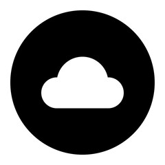 cloud storage icon for web user interface and mobile design