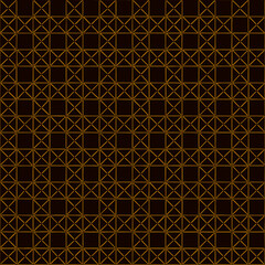 squares with crosses. hand drawn stripes. brown repetitive background. vector seamless pattern. retro stylish texture. geometric fabric swatch. wrapping paper. design template for linen, home decor