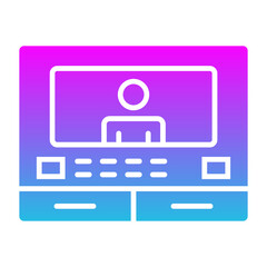 Intercom Glyph Gradient Icon