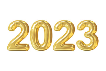 2023, 2023 concept, Happy New Year2023, Typography logo 2023, Celebration, 3D Colorful trendy, branding, banner, cover, card, social media, PNG