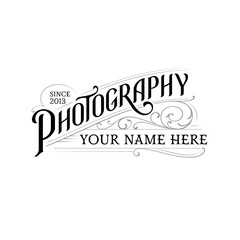 Vintage Photographer Logo