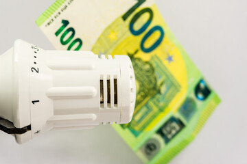 oil price increase in Europe, thermostat with European money eur