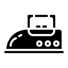 iron glyph icon style