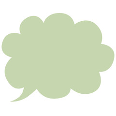 Speech bubble vector illustration