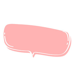 Speech bubble vector illustration