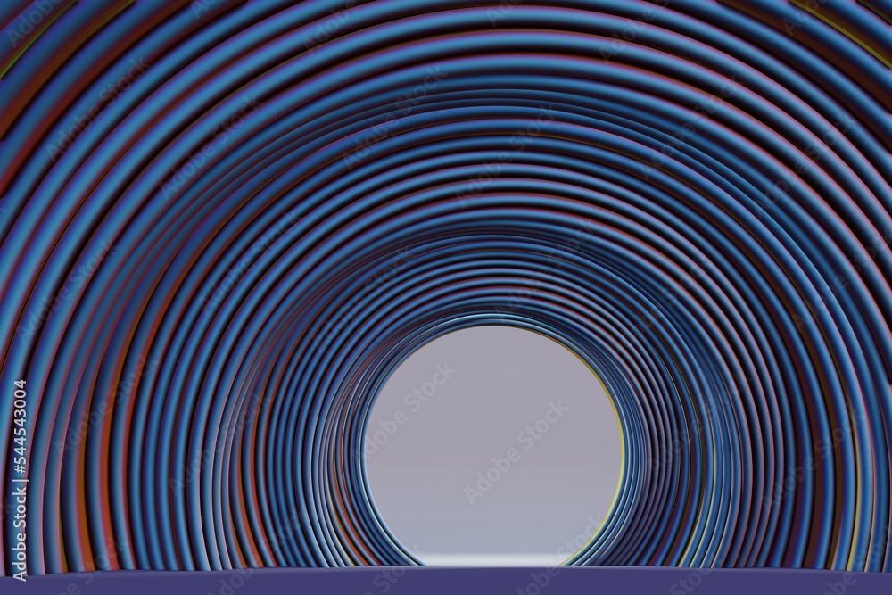 Fototapete abstract scene background. product presentation, mock up. geometric shiny swirl background. starburs