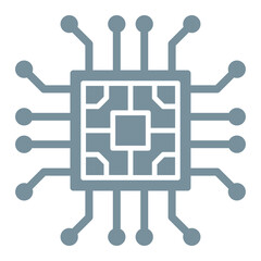 Chip Multicolor Glyph Icon