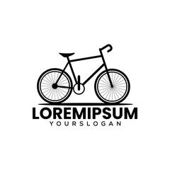 racing bike logo design template