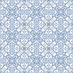 seamless pattern with leaf 