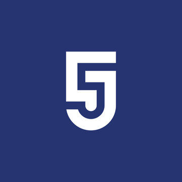 initial letter SJ or JS logo