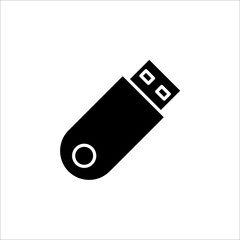 Usb line icon. Vector symbol in trendy flat style on white background. Web sing for design. EPS 10