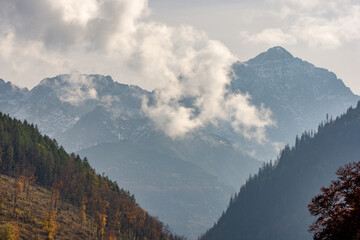 clouds over the mountain, Belianske Tatras, Slovakia