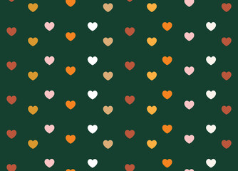 Abstract Vector Small Hearts Cute Pattern Colorful Minimal Concept Vector Seamless Design Perfect for Kid Apparel Lingerie or Wrapping Paper