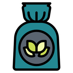 herbs filled outline icon style