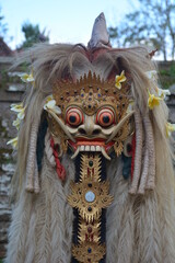 Rangda or one of traditional mask of devil from Bali, Indonesia 