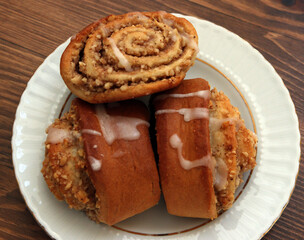 Delicious handmade hazelnut cake