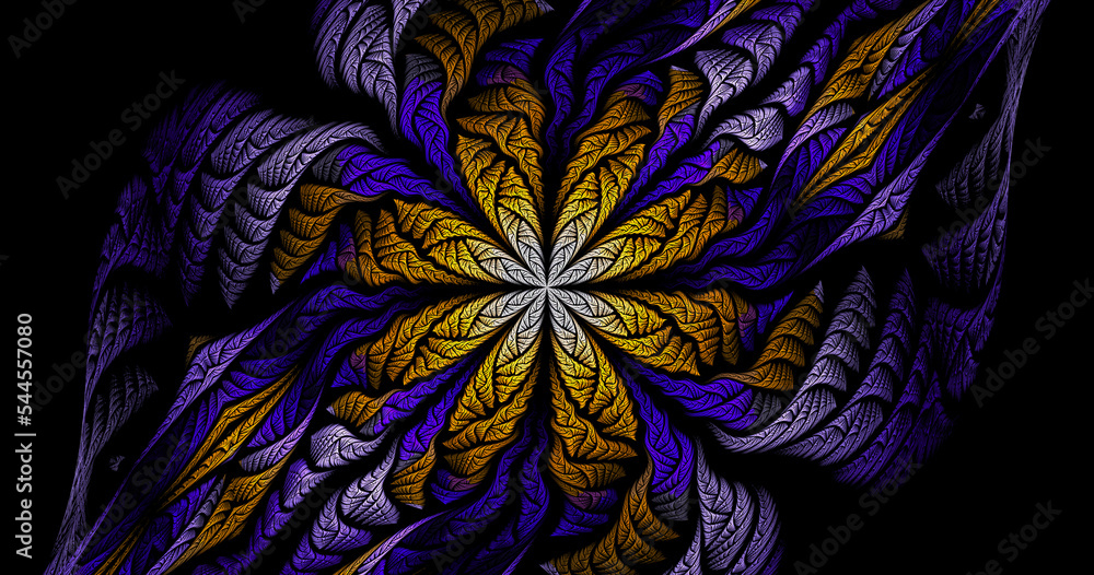Poster computer generated image for elegant background or high tech design