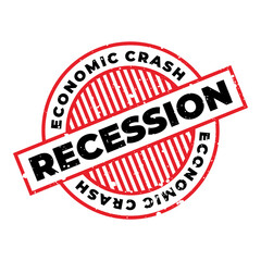 recession economic crash dusty stamp vector design element