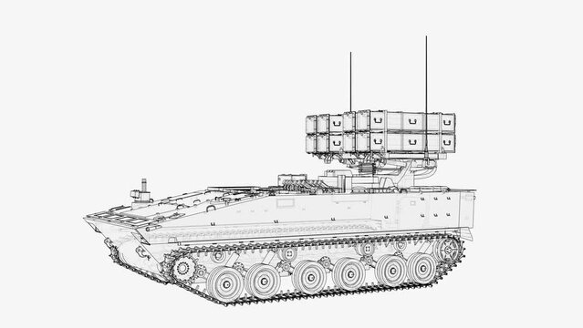 Military track missle system