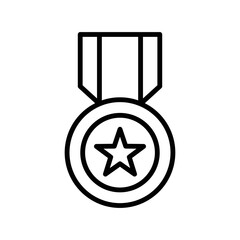 award - medal icon vector design template in white background