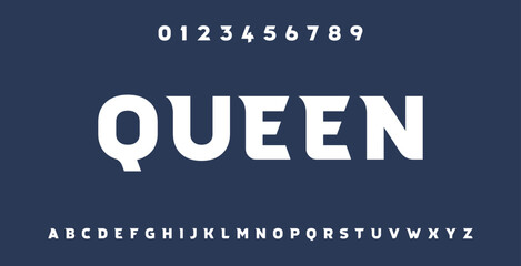 QUEEN, Classic, Abstract, tech, gaming and luxury Logo fonts. Monogram Tech Font Logo Design. Typography and technology vector illustration.	