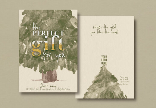 Christmas Holiday Gift Card Tree