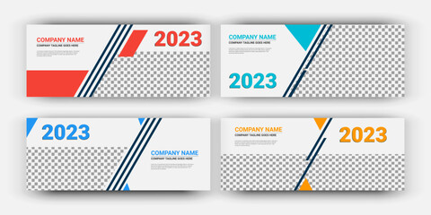 
Modern covers or horizontal posters in modern minimal style for corporate identity, promo, branding, and social media advertising banner. Modern layout design template.