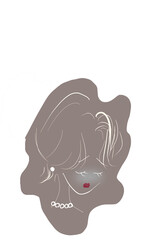 silhouette of a girl