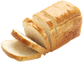 Door stickers Bread Sliced bread isolated