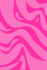 Fototapeta na wymiar modern dynamic magenta background with wavy pink lines