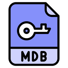 mdb file format extension icon