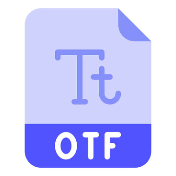 otf file format extension icon