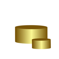 Gold podium display 