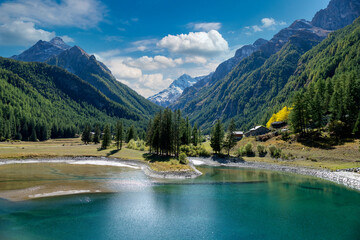 Pian La Clavalit&egrave; Lake Aosta Valley Italy