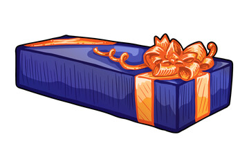 Gift box vector illustration on white background
