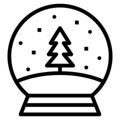 snow christmas celebration winter decoration icon