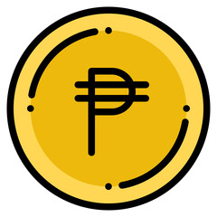 Obraz premium philippine dollar currency icon