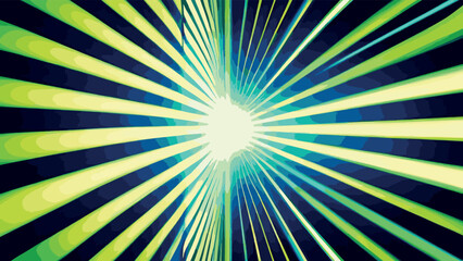 Vector Abstract, science, futuristic, energy technology concept. Digital image of light rays, stripes of lines with colored light, speed and motion blur on a multicolored background