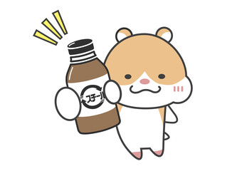 スチール缶　ハムスター