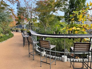 Obraz premium 水と自然と公園