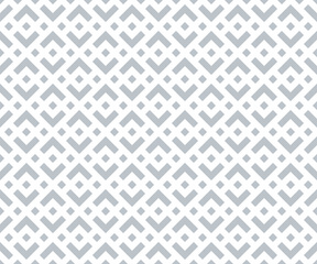 Abstract geometric pattern. A seamless vector background. White and gray ornament. Graphic modern pattern. Simple lattice graphic design.