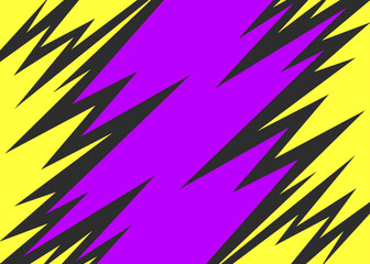 Abstract background with reflective sharp and spike line pattern