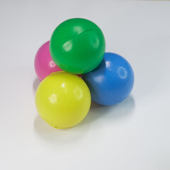 colorful plastic balls